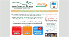 Desktop Screenshot of indyhouseofpilates.com
